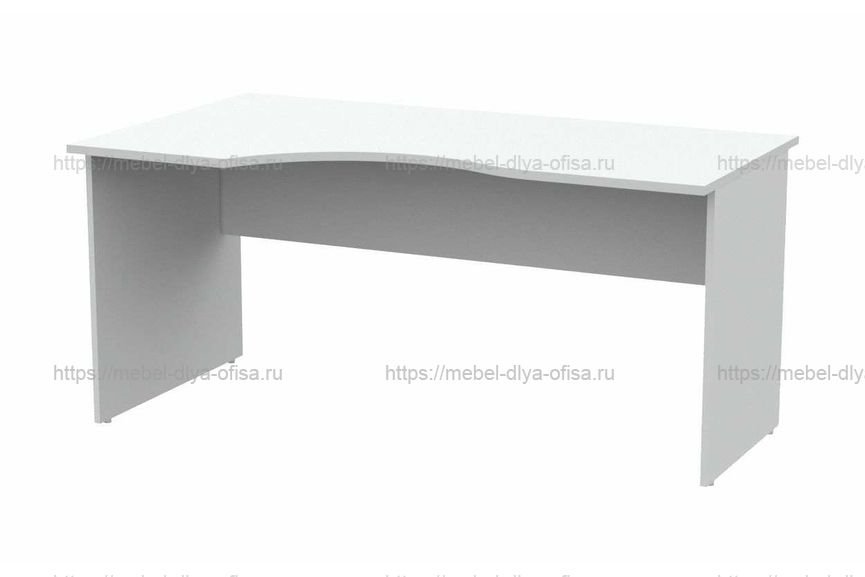 Стол криволинейный Riva А.СА-1 Л Белый